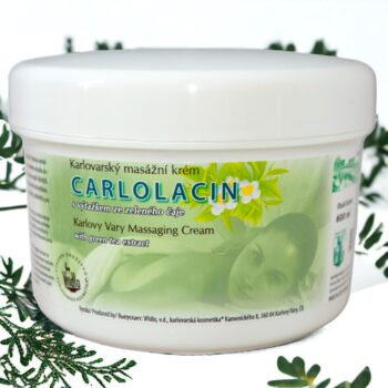 CARLOLACIN, masážní krém výtažek zel.čaj (kelímek 600 ml)