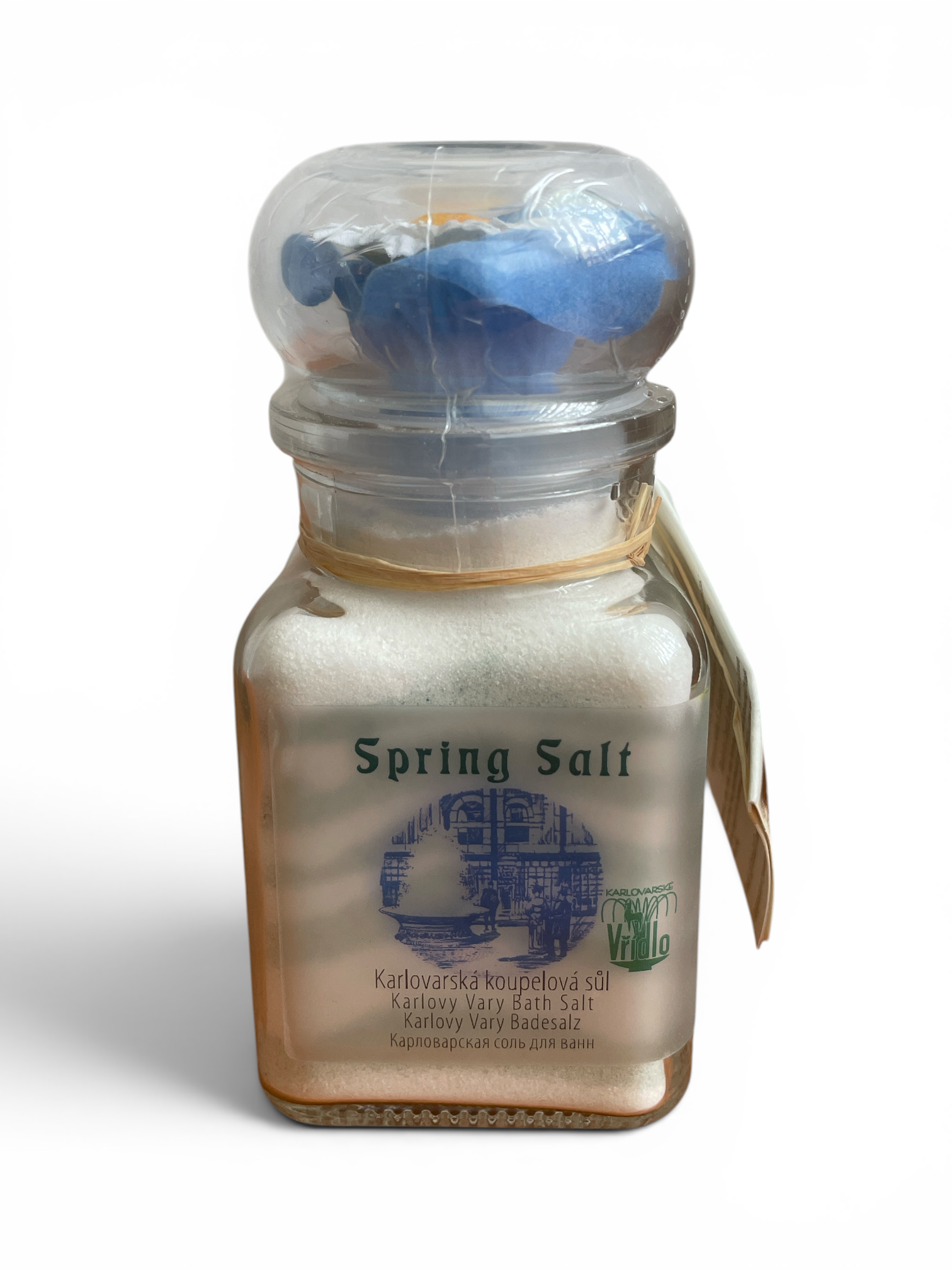 SPRING SALT,vícebarevná KKS ve skle,dárkový obal 200g