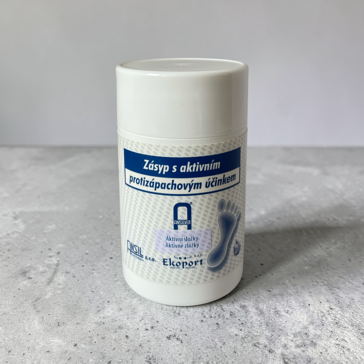 PROTIPLÍSŇOVÝ ZÁSYP na nohy